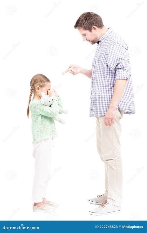 Father Scolding Daughter Stock Image Image Of Scolding 222748523