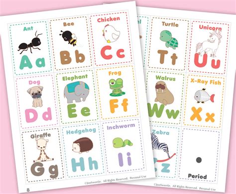 Ideal for a range of classroom activities. Alphabet Flash Cards-Printable PDF Download | Etsy