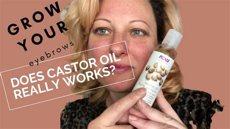 How To Grow Your Eyebrows Does Castor Oil Really Works Castor Oil