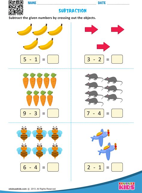 Subtraction Kindergarten Math Worksheets Addition Math Activities