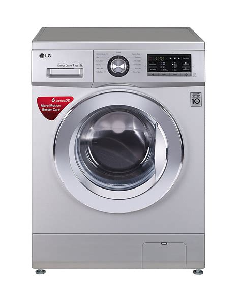 Best rated front loading washing machine brand: LG FH2G6HDNL42 7 kg Fully-Automatic Front Loading Washing ...