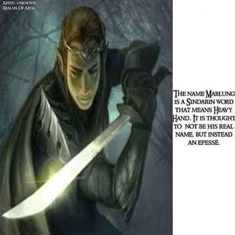 LOTR TH Silmarillion Facts Art On Instagram Winner Mablung