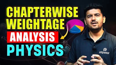 Physics Chapter Wise Weightage For JEE JEE MAIN 2024 ATP STAR YouTube