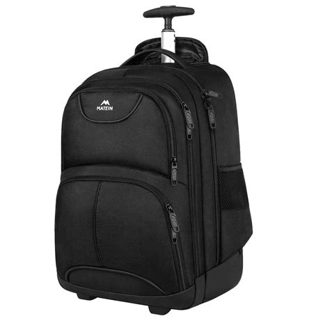 Matein Wheeled Rolling Backpack Matein