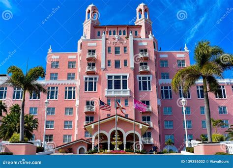 The Don Cesar Hotel Historic Sign The Legendary Pink Palace Of St