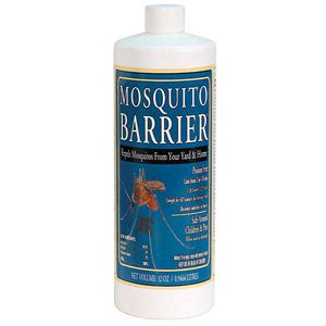 It is low toxicity and as an added bonus, it also helps reduce flea and tick populations. Mosquito Barrier - Natural Garlic Repellent 1 Quart