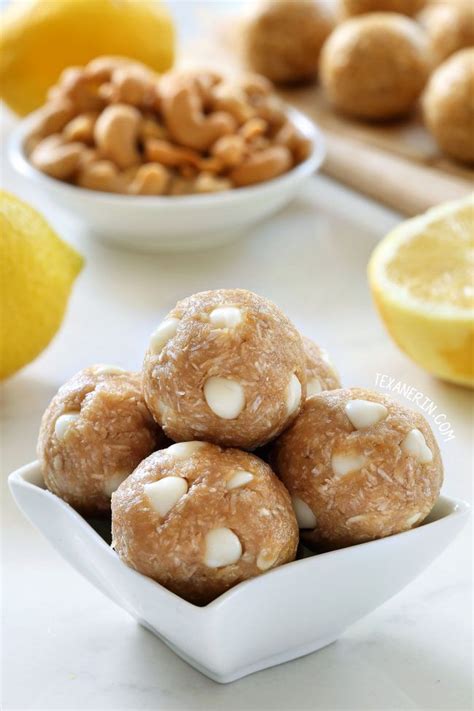 lemon energy bites vegan gluten free whole grain dairy free texanerin baking gluten