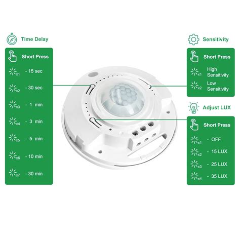 Ceiling Mount Occupancy Motion Sensor 10a Rayzeek