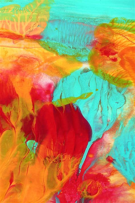 Under The Sea Abstract 5 Painting By Amy Vangsgard