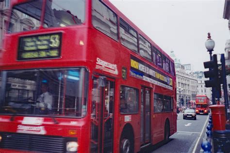 Flashbacks To 1997 London Bus On Regent Street Outside Of Flickr