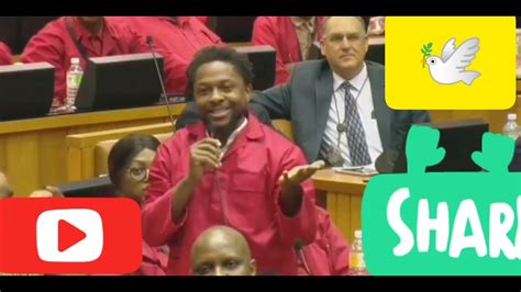 See How Malema Leaves Parliament After Heated Debate Youtube