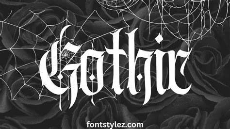 Gothic Font Generator Font Stylez
