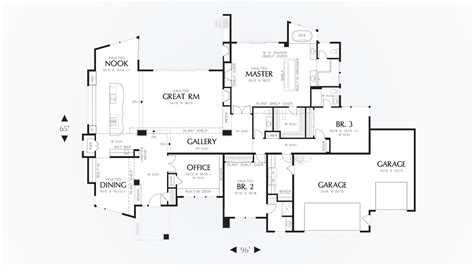 Contemporary House Plan 1327 The Mercer 3296 Sqft 3 Beds 31 Baths