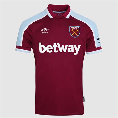 West Ham United 2021 22 Umbro Home Kit Football Shirt Culture