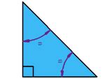 These two equal sides always join at the same angle to the base (the third side), and meet directly above these special properties of the isosceles triangle allow you to calculate the area from just a couple pieces of information. Triangles - Equilateral, Isosceles and Scalene
