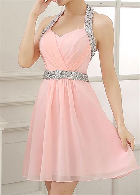 Pink Homecoming Dresseshomecoming Dress Cute Homecoming Dresses