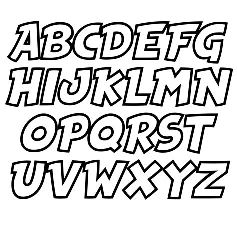 These printable alphabet letters are so versatile! 6 Best Printable Block Letters Small Medium - printablee.com