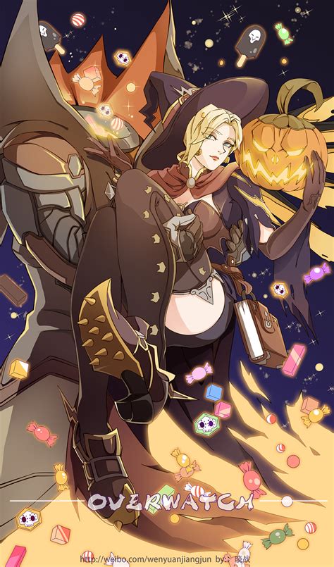 Mercy Pumpkin Reaper Reaper And Witch Mercy Overwatch