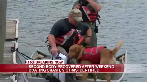 2nd body recovered after weekend boating crash victims identified