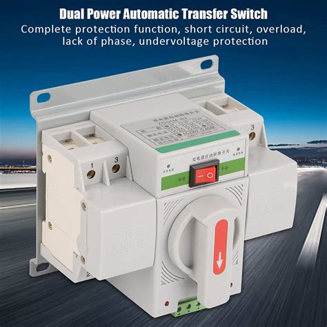 Automatic Transfer Switch1pc 220v 63a 2p Mini Dual Power Automatic
