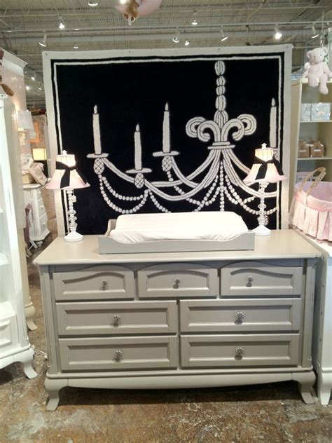 Cleopatra Collection Double Dresser In Grey With Black Distressing