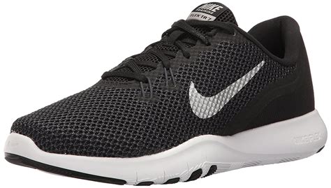 Buy Nike Womens Flex Trainer 7 Shoes Wide Black Silver Anthracite White