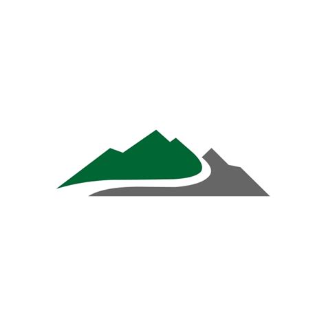 Vecteur De Logo De Montagnes Vertes Png Clipart Montagne Le Logo