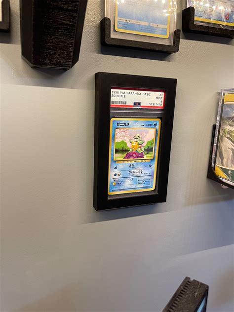 Graded Card Wall Mounted Display 3d Printed Cgc Psa Etsy Uk