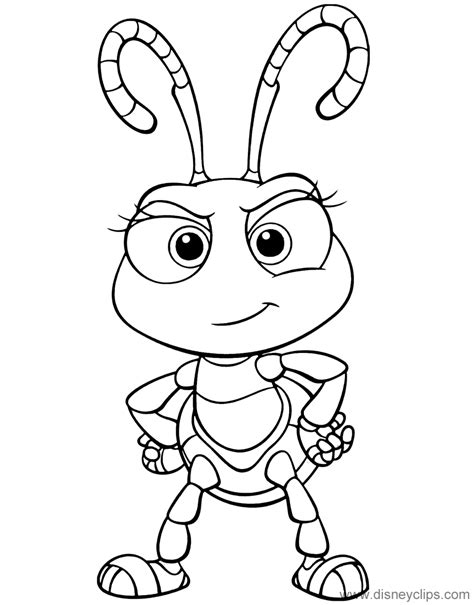 1200 x 1271 file type: A Bug's Life Coloring Pages (2) | Disneyclips.com