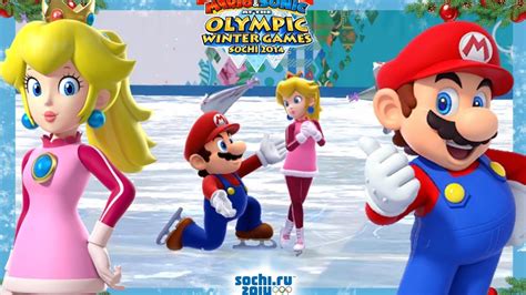 Mario And Sonic At The Olympic Winter Games Sochi All Peach