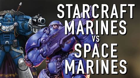 Terran Marine Vs Space Marine Tonepro