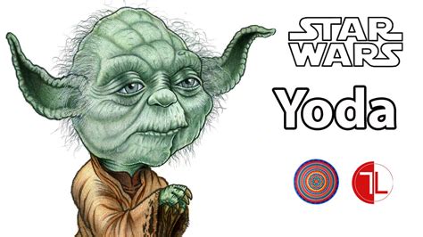 Star Wars Yoda Caricature Speed Drawing Youtube