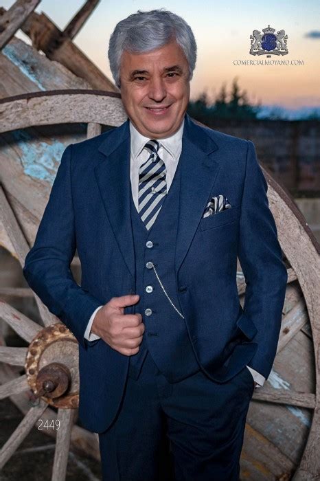Bespoke Suit Blue Mario Moreno Moyano