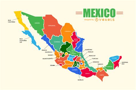Mapa Mexico Vector Vector Download