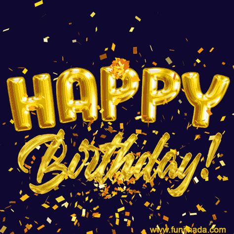 Happy Birthday Typography And Text Animation GIFs Download On Funimada Com