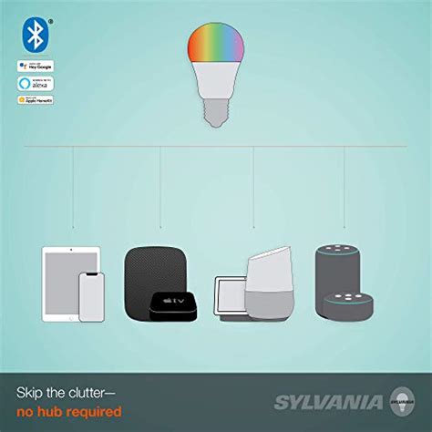 Sylvania Smart Bluetooth Full Color And Tunable White A19 Led Bulb