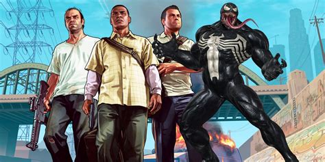 Venom Attacks Los Santos In Crazy Grand Theft Auto V Mod