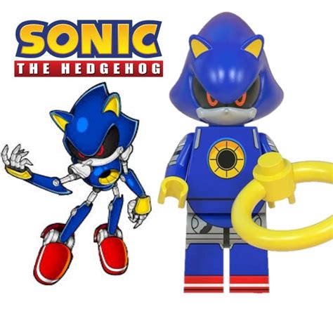 Metal Sonic The Hedgehog 2 Moc Building Block Figure Etsy