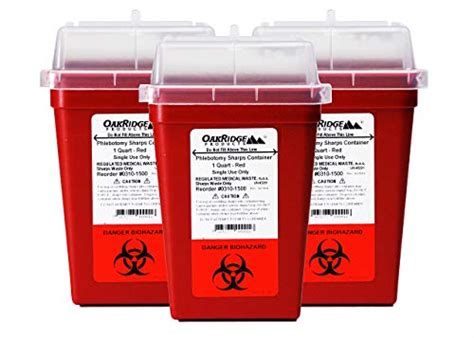 Do not put the red commercial sharps containers into your household trash. Sharps Container Printable Labels / Approved Sharps ...