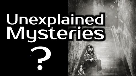 4 True Unexplained Childhood Mysteries 👻 Scary Monday 🦇 Very Scary