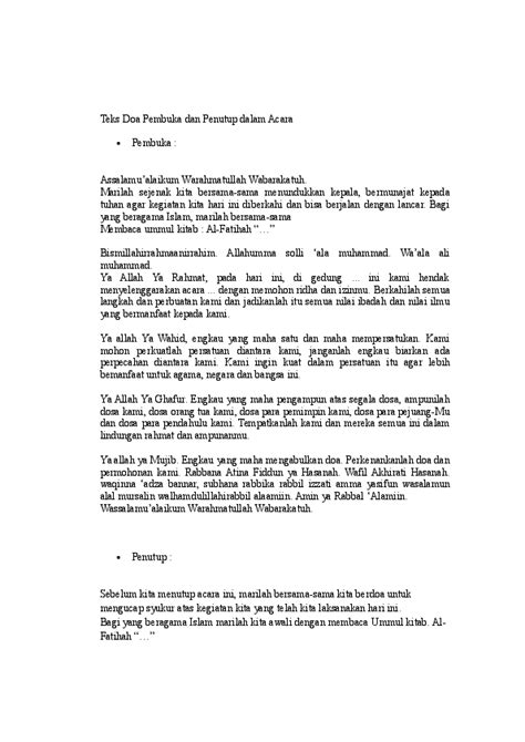 Pemilihan jenis ini sesuai dengan apa acara yang akan anda lakukan dan untuk siapa surat tersebut ditujukan. Teks Doa Arisan Darma Wanita Terbaik - Kumpulan Referensi ...