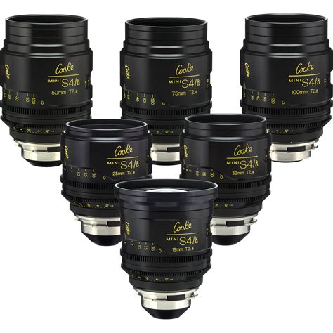 Cooke miniS4/i Cine Lens Set of Six Lenses, 18 to CKEP SET6M B&H