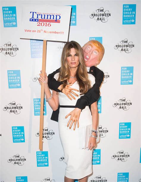 Jemima Khan Wears Controversial Donald Trump Halloween