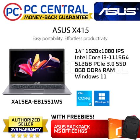 Asus X415 X415ea Eb1551ws 14 Gray Intel® Core™ I3 11th Gen 8gb Ram