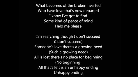 what becomes of the broken hearted with lyrics youtube