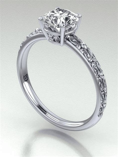 Where to buy your diamond. Buy Scroll Vintage Engagement Rings Online