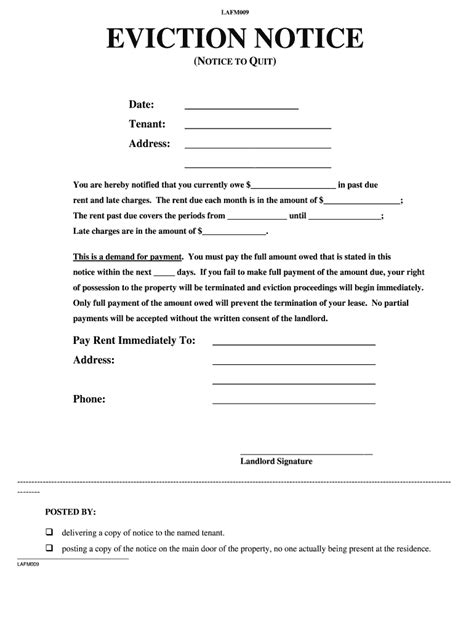 The Best Printable Eviction Notice Form Katrina Blog Eviction Notice