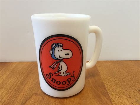 Vintage Snoopy Mug Snoopy Flying Ace Snoopy Peanuts Etsy Snoopy Mug