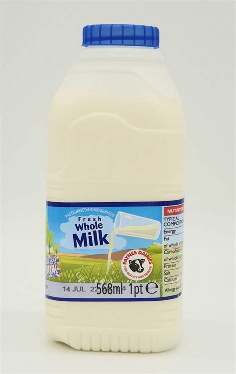 Fresh Whole Milk 568 Ml Vaanamcom Coventry Online Grocery Shopping