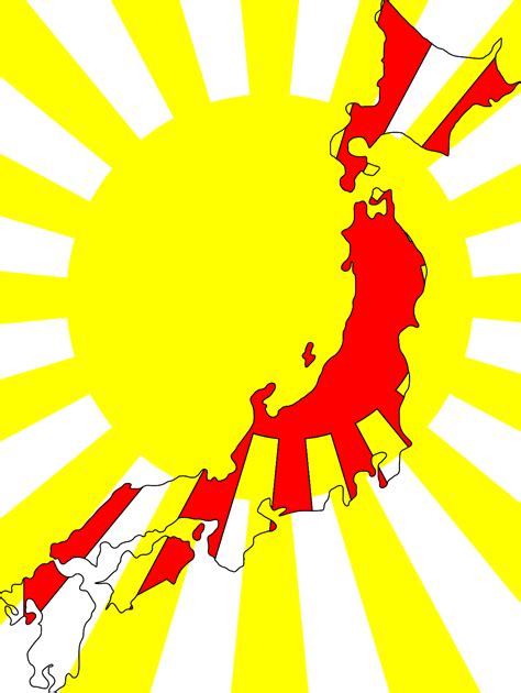 Japan Map Flag Clip Art Image Clipsafari